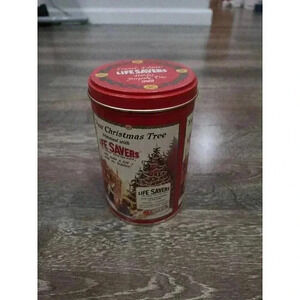 Life Saver Vintage christmas‎ tin decor collectable